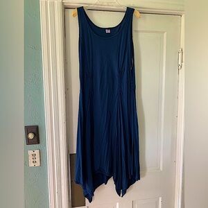 Navy Sundress. Pull on. XL NWT